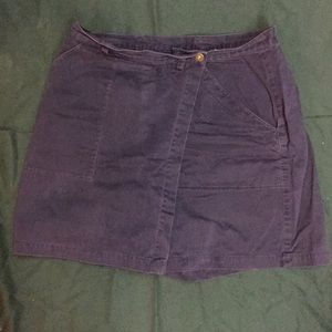 Navy Lizwear by Liz Claiborne Cargo Skort